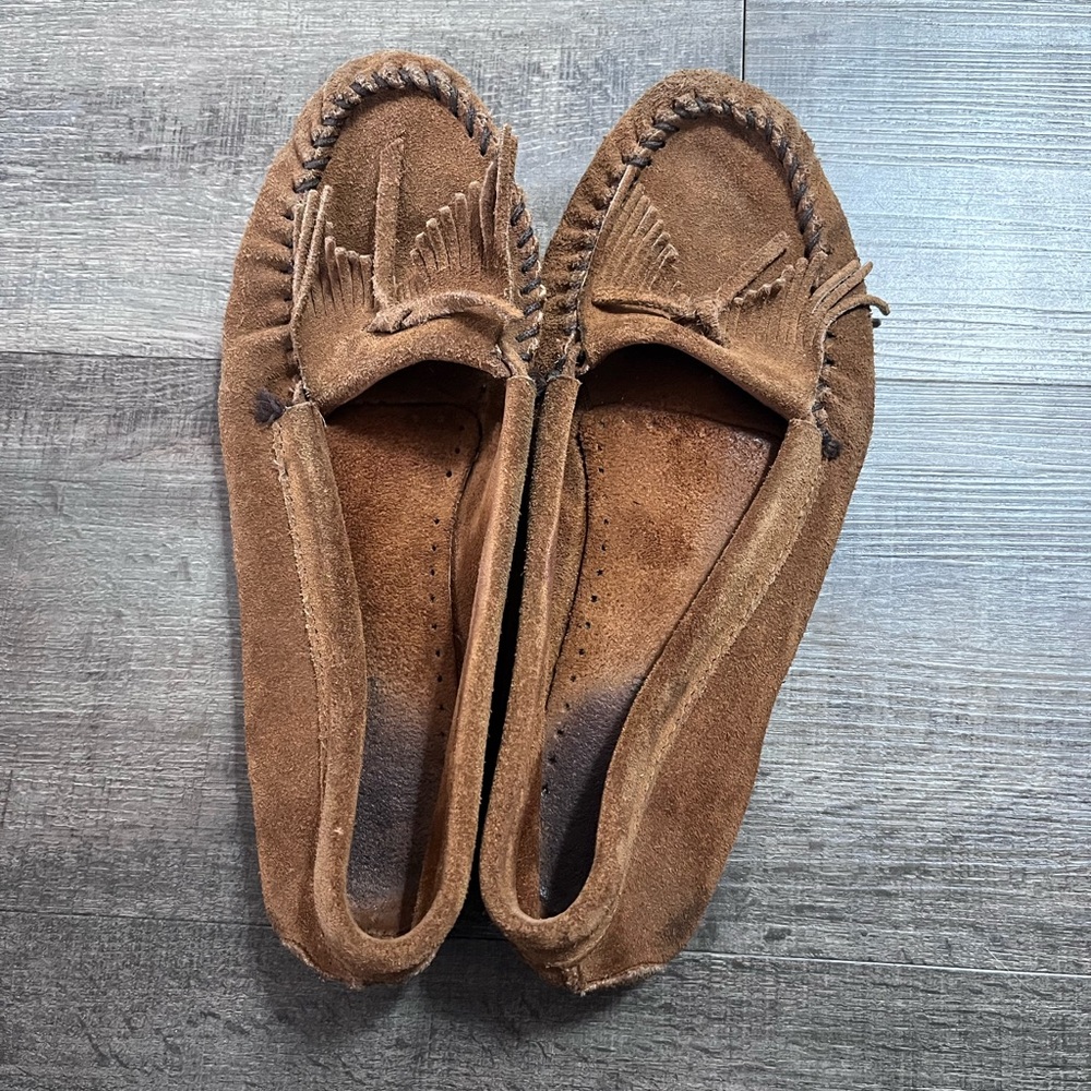 Women’s Brown Suede Moccasins